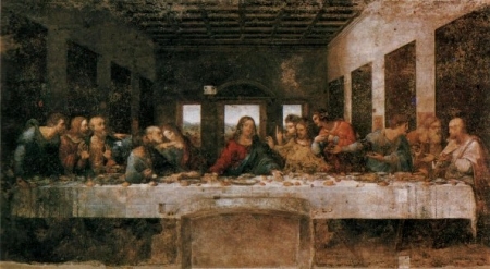 PAINTINGS OF JESUS AT THE LAST SUPPER with Bible study questions